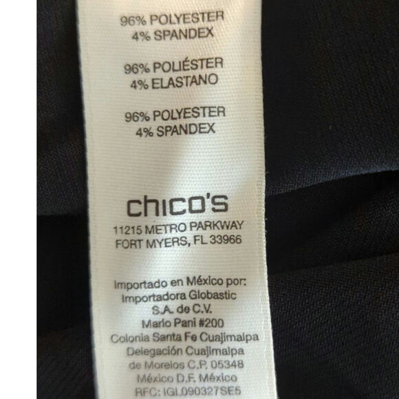 Chicos Brown & Black Leopard Print Button Down Dress Women S Mob Wife Old Money - Picture 11 of 14